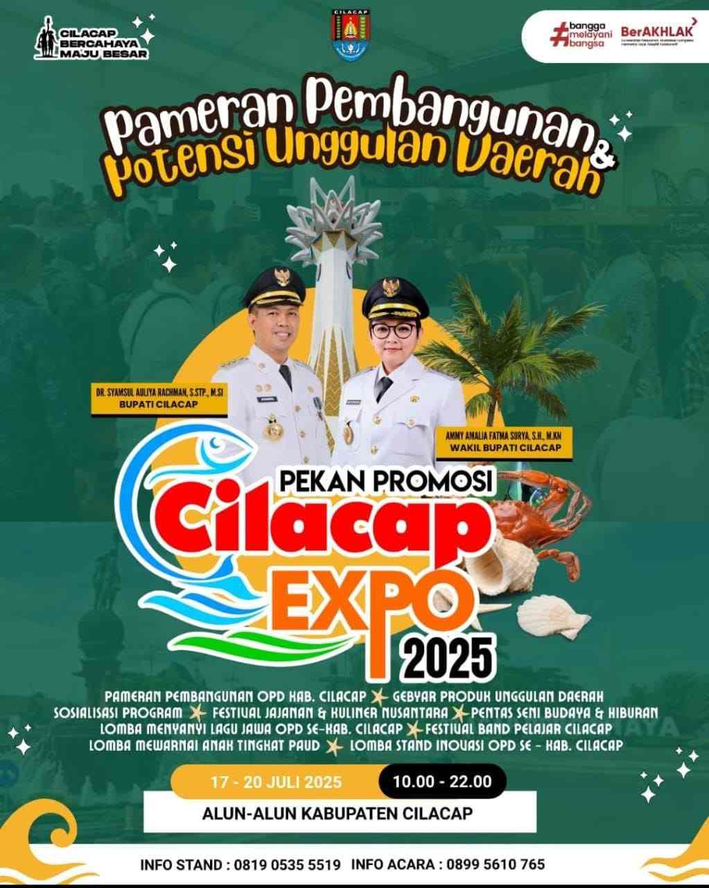 flyer pekan promosi expo cilacap 2025 sobat kabar