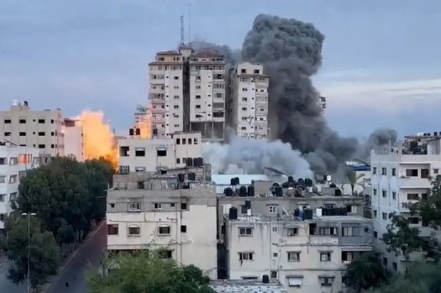 Kronologi Israel bom gedung tinggi di Gaza