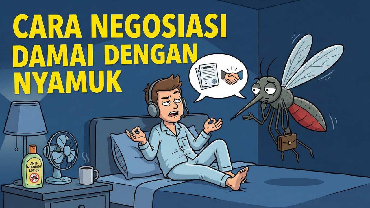 Cara Negosiasi Damai Dengan Nyamuk Supaya Malam Tenang Tanpa Drama