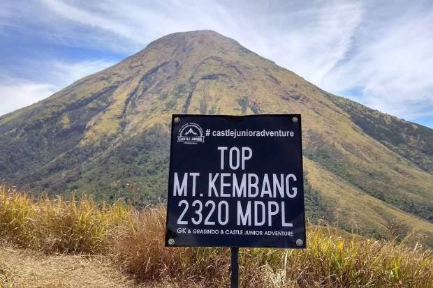 Gunung Kembang sebagai gunung tertinggi di Wonosobo