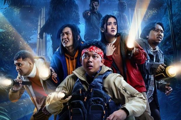 Adegan Sekawan Limo saat di jalur pendakian